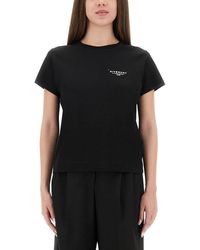 Givenchy - Cotton Jersey Crewneck T-Shirt - Lyst