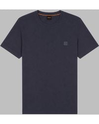BOSS - T Shirt "Tales" Con Patch Logo - Lyst
