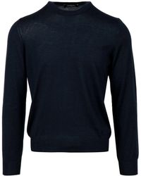Gran Sasso - Pullover Dunkelblau - Lyst