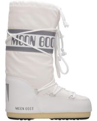Moon Boot - Mondstiefel Stiefel weiß - Lyst