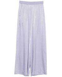 forte_forte - Silk Satin Trousers - Lyst