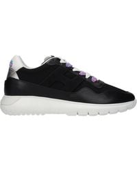Hogan - Interactive 3 Leather Sneakers - Lyst