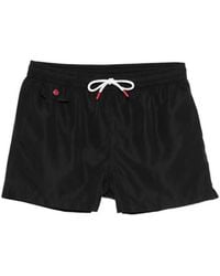 Kiton - Drawstring Swim Shorts - Lyst