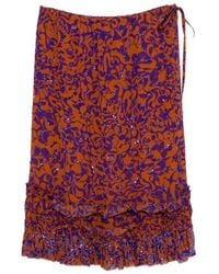 Dries Van Noten - Skirt 00330-Scotts Emb 3006 W.W. Skirt - Lyst