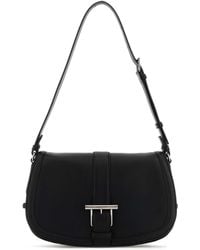 McQueen - Leather Large Satchel Crossbody Bag - Lyst