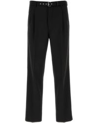 Prada - Wool Pant - Lyst