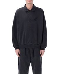 Essentials x Fear Of God - Embroidered Classic Polo Sweatshirt - Lyst