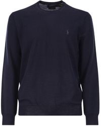 Polo Ralph Lauren - Slim-Fit Washable Wool Crew Neck Jumper - Lyst