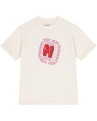 MSGM - T-Shirt With Logo - Lyst
