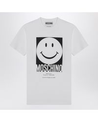 Moschino - Cotton Smile T-Shirt - Lyst