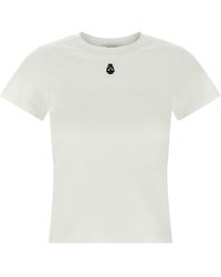 McQueen - T-Shirt With Embroidery Skull - Lyst