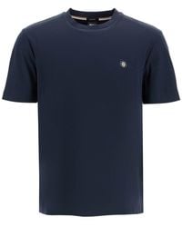 BOSS - T Shirt With Double Monogram Patch - Lyst