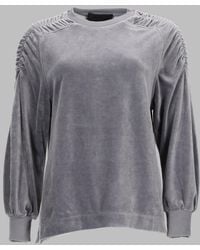 Alberta Ferretti - Chic Chenille Sweatshirt With Stylish Design - Lyst