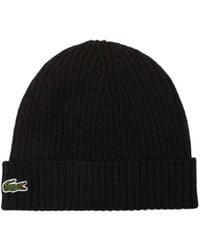 Lacoste - Knitted Caps - Lyst