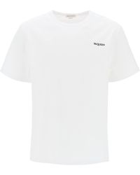 Alexander McQueen - Weerspiegelde Logo T -shirt - Lyst