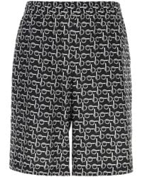 Burberry - Luxurious Mulberry Silk Shorts - Lyst