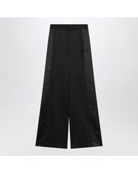 MM6 by Maison Martin Margiela - Satin Palazzo Pants - Lyst
