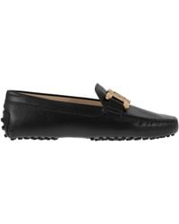 Tod's - Moccasin With Metal Chain - Lyst