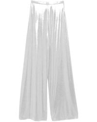 Norma Kamali - Bias Wide Leg Trousers - Lyst