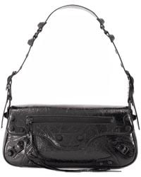 Balenciaga - Le Cagole Sling S Schoudertas Leer Zwart - Lyst