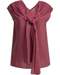 Max Mara - Casual Gedrapeerde Top - Lyst