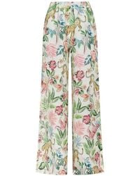 120% Lino - Linen Trousers For - Lyst