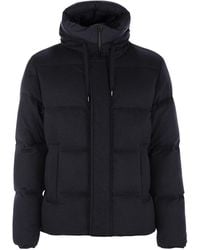 Herno - Bomper Uin Cashmere And Silk Down Jacket - Lyst