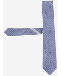 Ferragamo - Seidenkrawatte mit gemustertem Design - Lyst