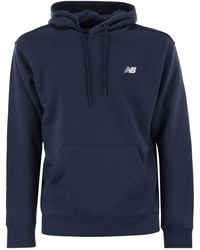 New Balance - Essentials Hoodie With Logo - Lyst