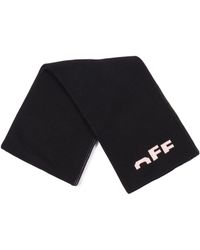 Off-White c/o Virgil Abloh - Off-White-Typ-Logo-Schal in Schwarz und zartem Rosa - Lyst
