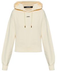 Jacquemus - Cropped Hoodie With Drawstring - Lyst