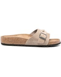 Birkenstock - Oita Braided Taupe, Suede Leather 1026730 - Lyst
