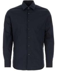 Prada - Stretch Poplin Shirt - Lyst