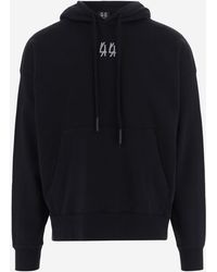 44 Label Group - Sudadera con capucha de algodón con logo de - Lyst