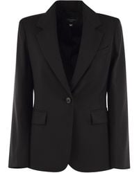 Weekend by Maxmara - Lamine Natural Stretch Wool Blazer - Lyst