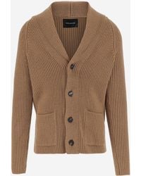 Tagliatore - Jackson Stretch Wool Cardigan - Lyst