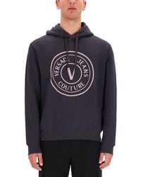 Versace Jeans Couture - Logo Graphic Pullover Hoodie - Lyst