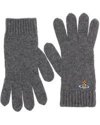 Vivienne Westwood - Gloves With Orb Embroidery - Lyst