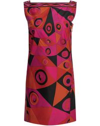 PUCCI - "occhi" Korte Jurk - Lyst