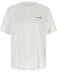 MM6 by Maison Margiela - T-Shirt Numeric Signature Optic - Lyst