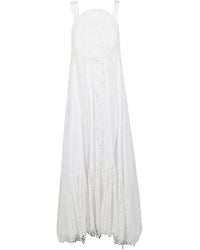 Loewe - Cotton Long Dress - Lyst