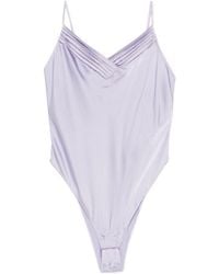 forte_forte - Silk Satin Bodysuit - Lyst