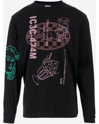 ICECREAM - Maglietta Di Cotone A Maniche Lunghe Gelate Con Logo - Lyst