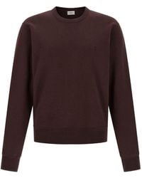 Saint Laurent - Cassandre Cotton Sweatshirt - Lyst