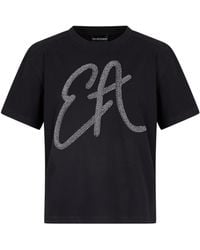 Emporio Armani - T-Shirt From The Sustainability Collection - Lyst