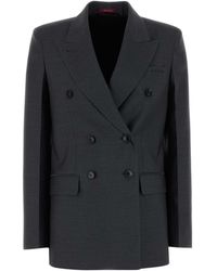 Gucci - Graphite Wool Blazer - Lyst