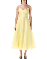 Alberta Ferretti - Jurken Geel - Lyst