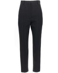 McQueen - Crêpe Cigarette Pants - Lyst