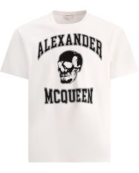 Alexander McQueen - Alexander MC Queen Schädel T -Shirt - Lyst