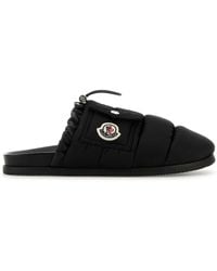 Moncler - Fabric Mon Pocket Slippers - Lyst
